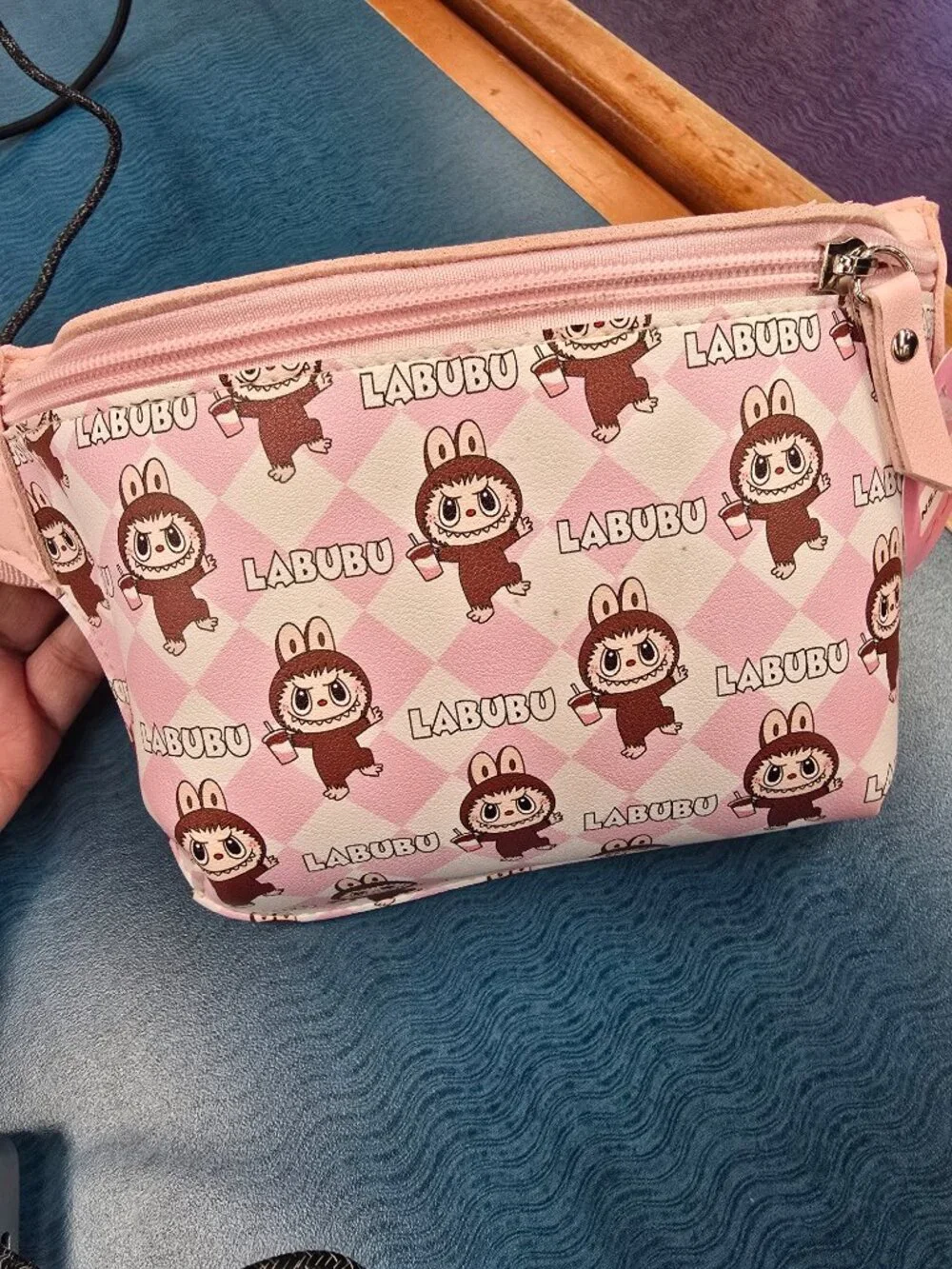 NWT Unofficial Labubu Pink Waistpack